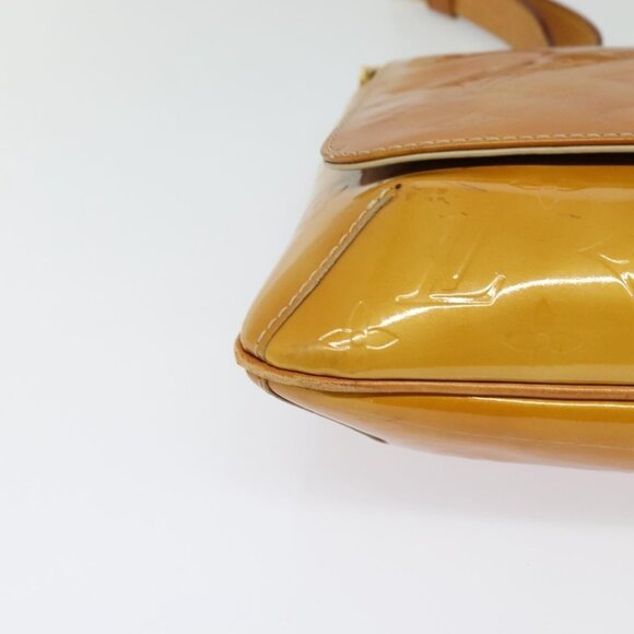 Authentic LOUIS VUITTON Monogram Vernis Thompson Street Bag Beige M91301 LV - Picture 16 of 16